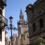 Sevilla - Katedra z oddali