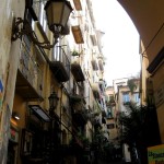 Neapol - uliczka zamknięta dla ruchu