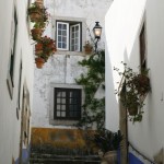 Obidos - brukowana uliczka