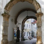 Alcobaca - brama prowadząca do Klasztoru