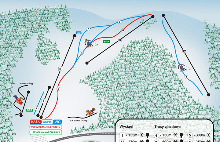 Trasy - Dolina Leśnicy