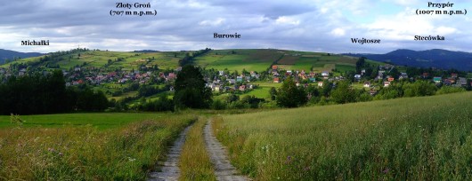 Panorama Beskidu w Istebnej