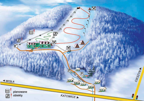 Mapa Tras - Poniwiec