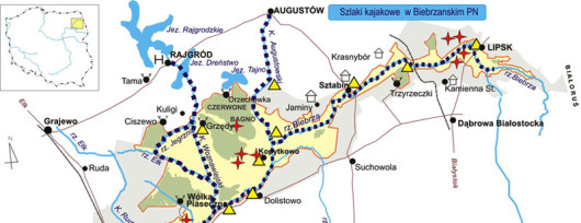 Szlaki Kajakowe w Biebrzańskim Parku Narodowym