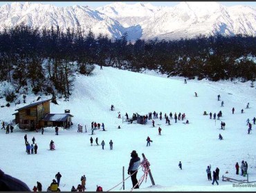 Jazda na nartach przy lodowcu Perito Moreno