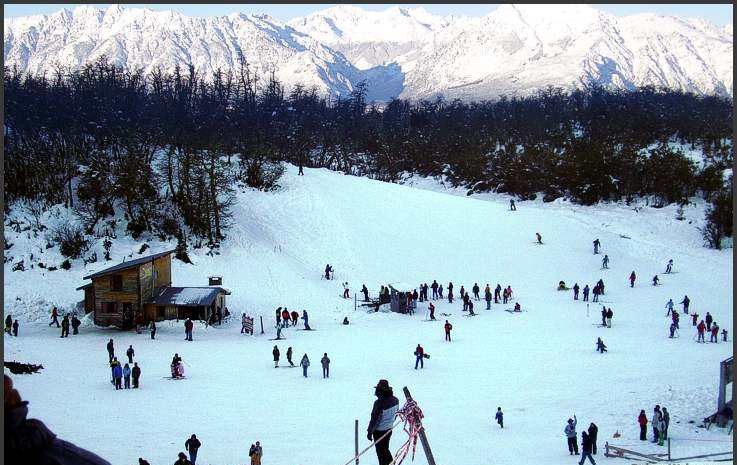 Jazda na nartach przy lodowcu Perito Moreno