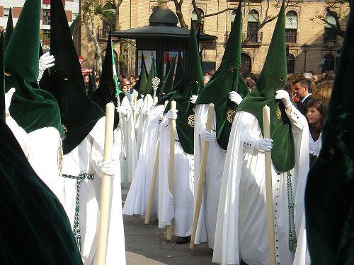 Procesja na Semana Santa w Sewilli