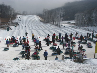 Snowtubing w Virginii