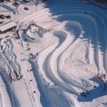 Tory w Leysin w Szwajcarii mają wiele różnych kształtów