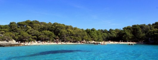 Plaża Cala Turqueta na Menorce - Archipelag Balearów