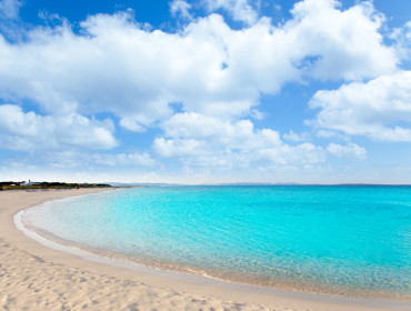 Jedna z rajskich plaż na Formenterze - najmniejszej wyspie Balearów