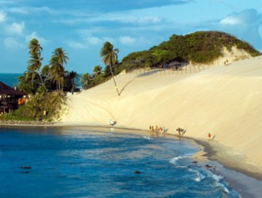 Plaża Genipabu w Brazylii to mini pustynia