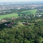 Panoramiczny widok na Błonia