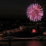 Sylwestrowe fajerwerki nad Budapesztem