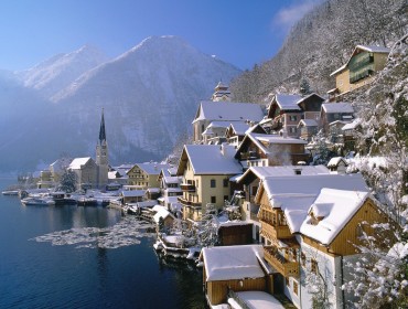 Hallstatt zimą...