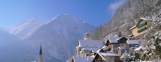 Hallstatt zimą...