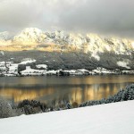 Attersee zimą. Zdjęcie autorstwa Andreasa J. Grafa