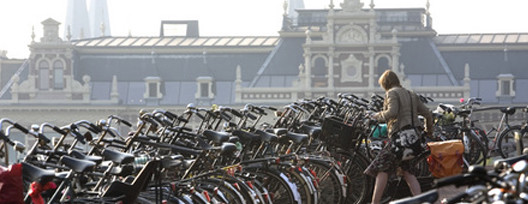 Amsterdam to prawdziwa stolica rowerów!