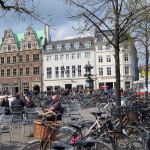 Rowery w centrum Kopenhagi