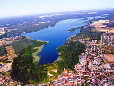 Panorama Sławy w woj. lubuskim na Pojezierzu Leszczyńskim