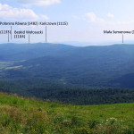 Widok na stronę południową z Połoniny Caryńskiej (źródło: Wikipedia)