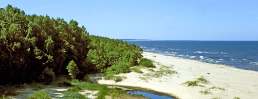 Łotwa plaże Bałtyku