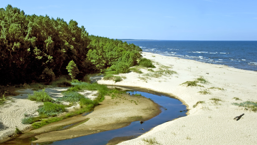 Łotwa plaże Bałtyku