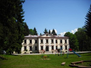 Pałac w Promnej - teraz szkoła