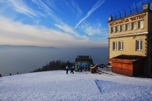 Stok narciarski na Górze Żar