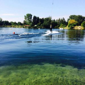 Wakeboarding nad Bagrami w Krakowie